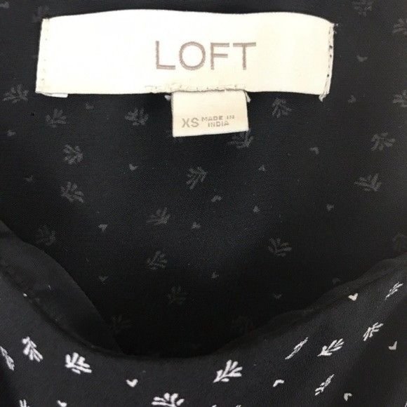 LOFT Floral Strappy Cami Tank Top Size X-Small - Picture 7 of 8